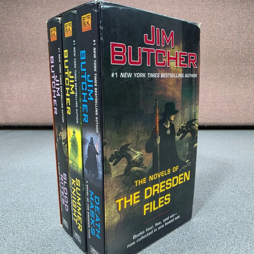 Jim Butcher The Dresden Files Boxed Set Books 4-6 Black Good Urban Fantasy Noir